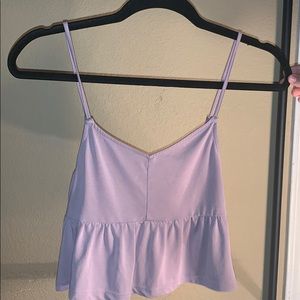 Super cute Lilac crop top by ivy + Maine